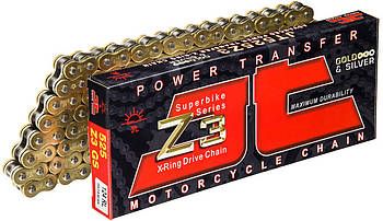 JT Sprockets Z3 Super Heavy Duty X-Ring Black Steel Rivet Link Chain 525-120