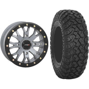 Set of 2 Mounted Wheel and Tire Kit Wheel: 15x7 6+1 4/156 Tire: 32x10-15 8 Ply