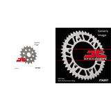 Kit de piñón delantero de acero y trasero de aluminio para KTM 350 LC4 EGS todoterreno 1994-1995