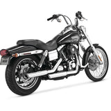 Vance And Hines Twin Slash Muffler 3in Slip On Exhaust Chrome With Fuelpak FP4