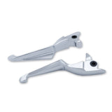 Manetas de freno y embrague Kuryakyn cromadas con eje ancho para Harley Touring Bagger 2017-2018