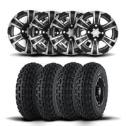 ITP SS312 12" Wheels And Holeshot ATR Tires [25x10-12]
