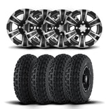 Llantas ITP SS312 de 12" y neumáticos Holeshot ATR [25x10-12]