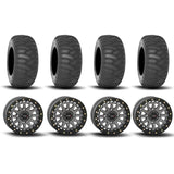 Ruedas System 3 SB-6 Beadlock color gris metalizado de 15" y neumáticos SS360 para arena/nieve [31x10-15] y [31x12-15]