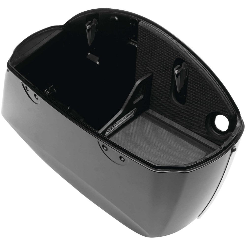 Hardstreet Ryt-There Saddlebag Shelf Set For Indian Springfield, Challenger 2014-2021 Round Double-Hinged Charcoal