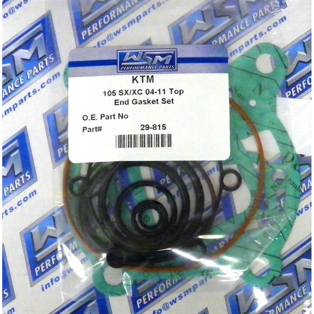 WSM Top End Gasket Kit For KTM 105 SX / XC 04-11 29-815