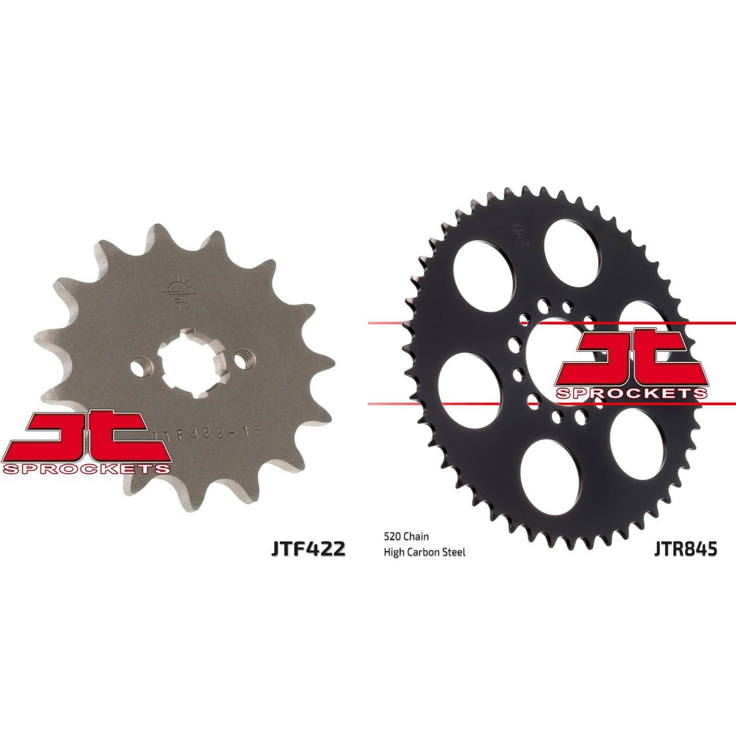 Front & Rear Sprocket Kit for YAMAHA IT175 D,E,F 77-79 JT Sprockets