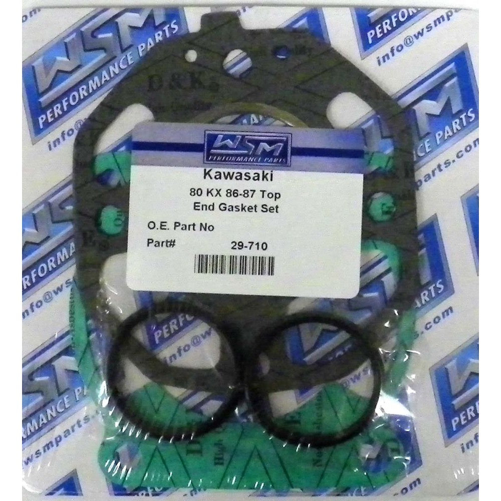 WSM Top End Gasket Kit For Kawasaki 80 KX 86-87 29-710