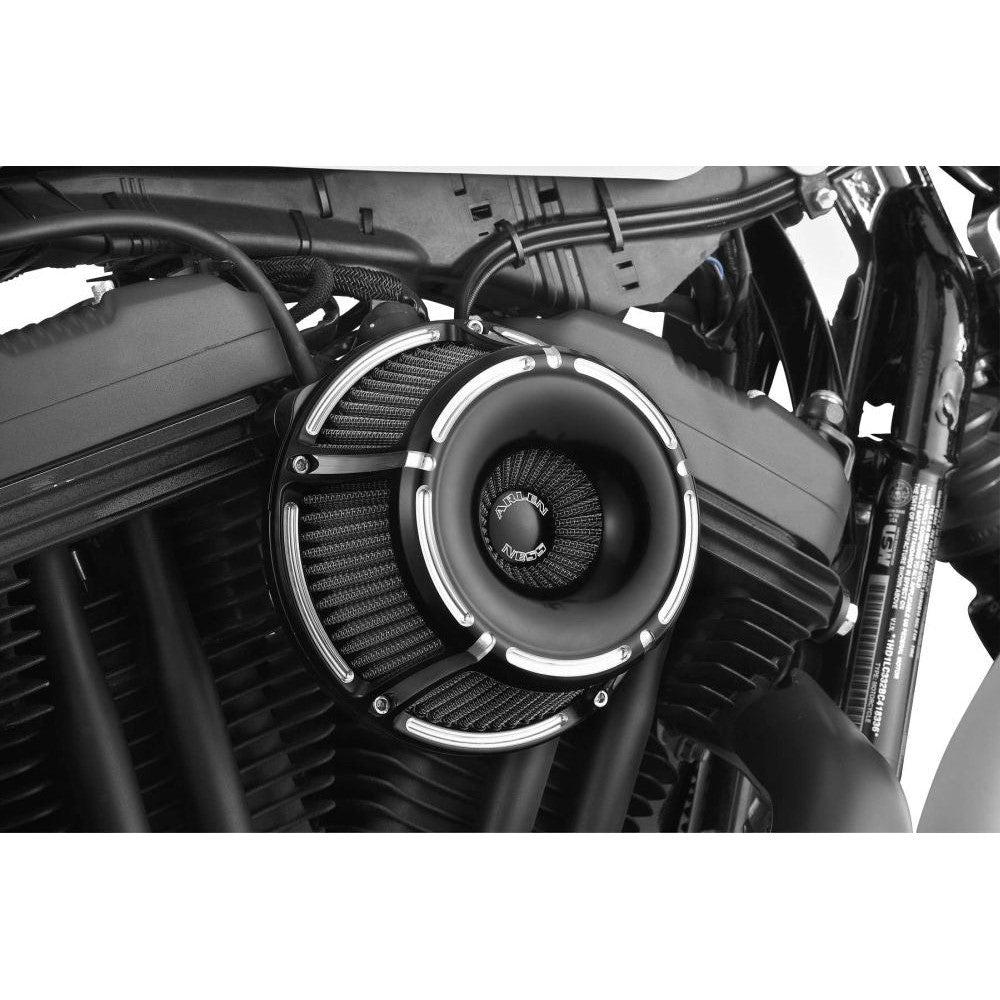 Arlen Ness Slot Track Inverted Series Black Air Cleaner 18-915
