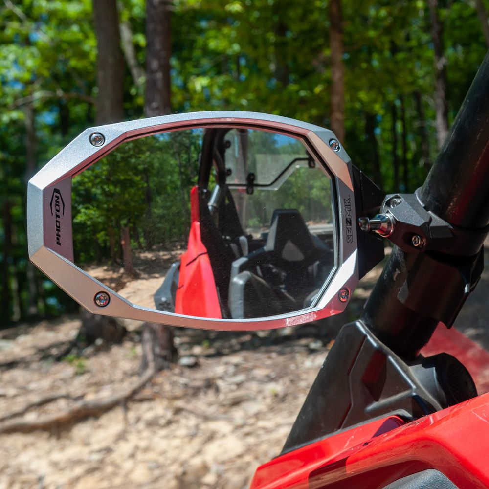 Seizmik Photon Side View Mirrors with Cast Aluminum Body & Bezel 56-18108
