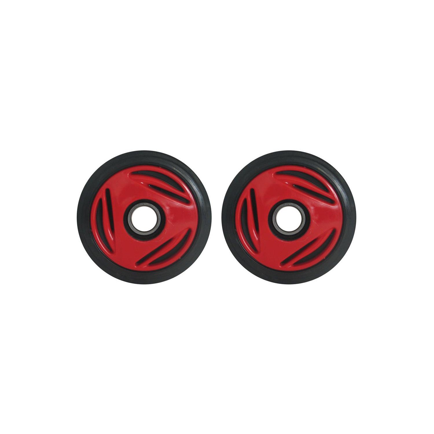 Mid Rail Viper Red Idler Wheels Kit BOMBARDIER/SKI-DOO Mach 1, Mach Z 1996-2003