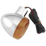Turn Signal and Lens For Honda GB500 Clubman 1989-1990 Front Right Chrome