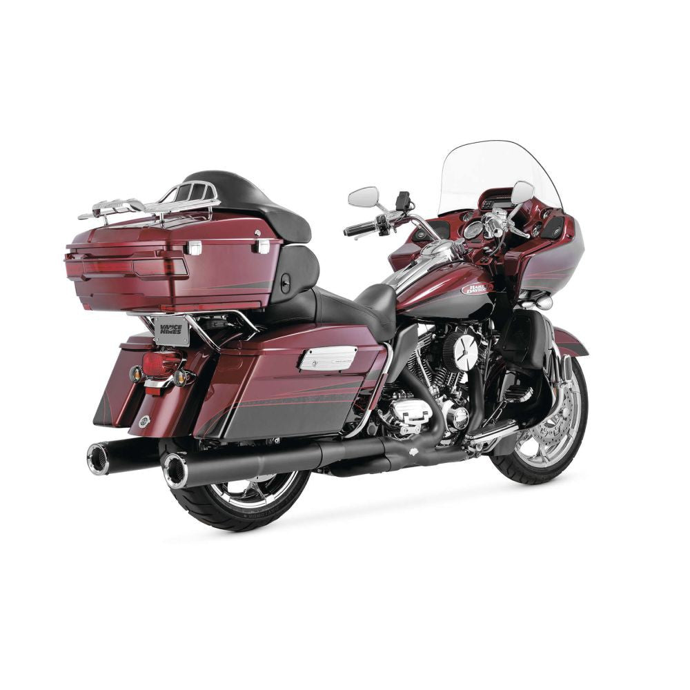 Vance And Hines Hi-Output Slip On Exhaust Black For Hi-Output With Fuelpak FP3