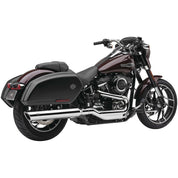 Cobra Slip-On Exhaust 4" 909 Twins Chrome - 6520