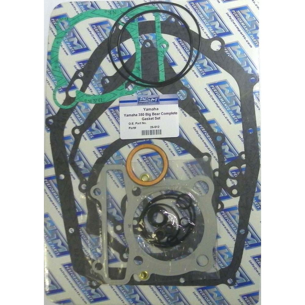 WSM Complete Gasket Kit For Yamaha 350 Big Bear / Warrior / YFM 87-92 25-512