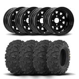 Llantas ITP Delta Steel de 12" y neumáticos Blackwater Evolution [28x10-12]