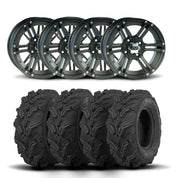 ITP SS316 12" Wheels And Mud Lite XTR Tires [26x9-12]