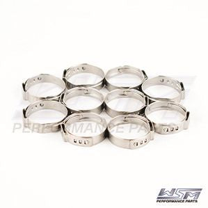 WSM Oetiker Hose Clamp 020.9mm-024.1mm 10 Pack 13-162-60