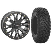 Set of 2 Mounted Wheel and Tire Kit Wheel: Kitting - Wheel 14x7 4+3 4/156 Tire: 30x10-14 8 Ply
