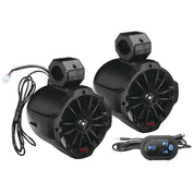Boss Audio Systems Bluetooth Roll Cage Speaker Pods Two 6.5" Speakers with 1" Tweeter, Black