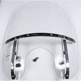 National Cycle Clear SwitchBlade 2-Up Quick Release Windshield With Mount Kit, Straight Forks