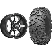 Set of 2 Mounted Wheel and Tire Kit Wheel: 14x7 5+2 4/110 Tire: 26x11-14 6 Ply
