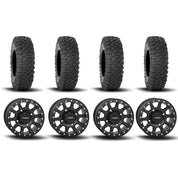 System 3 SB-3 Beadlock Matte Black 15" Wheels And XC450 Tires [30x10R-15]