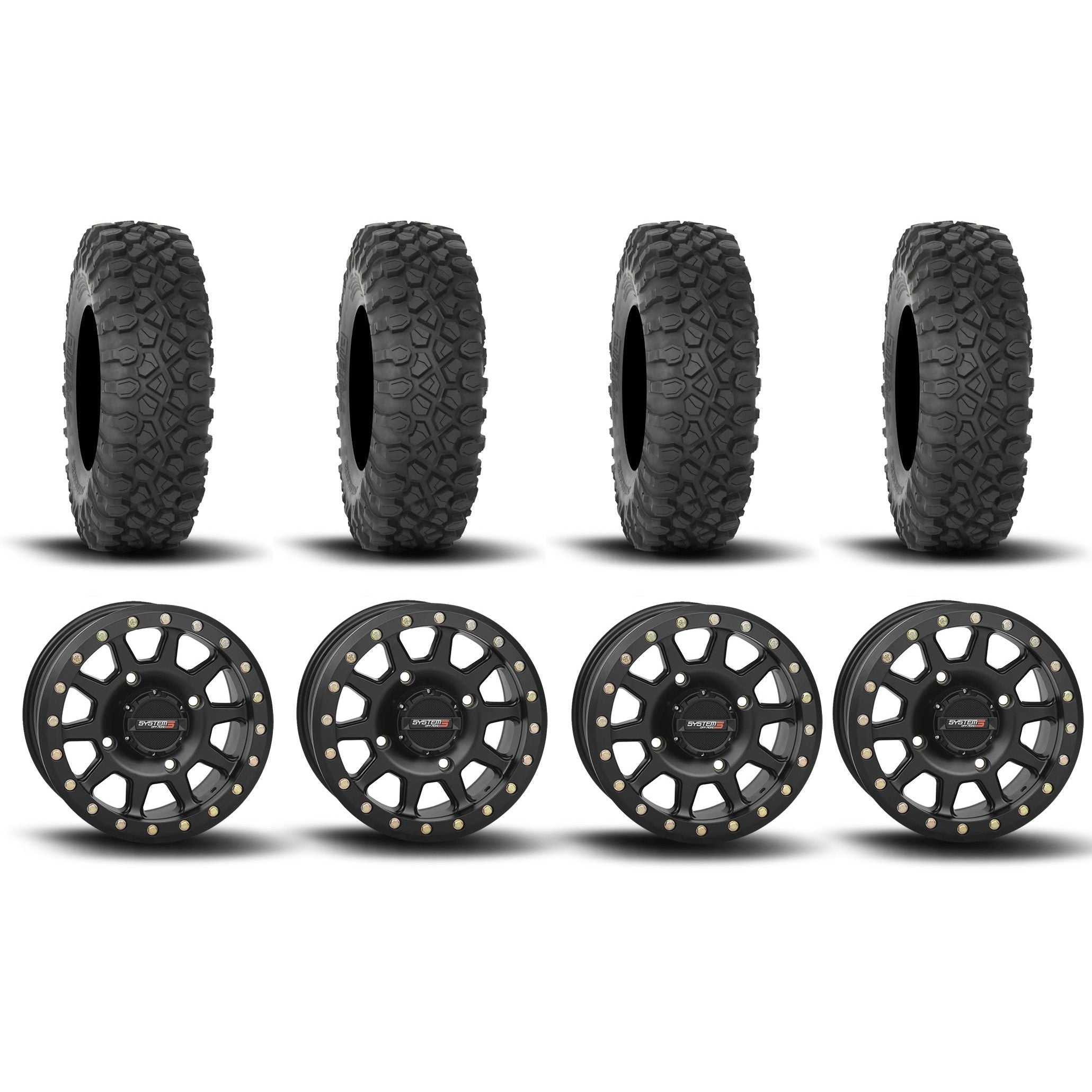 System 3 SB-3 Beadlock Matte Black 15