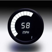 Intellitronix Speedometer Bargraph Memory Programmable Black Bezel - White
