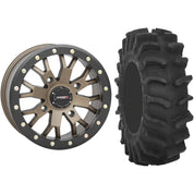 Set of 2 Mounted Wheel and Tire Kit Wheel: 15x7 6+1 4/156 Tire: 33x10-15 8 Ply