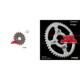JT SPROCKETS Front and Rear Steel Sprocket Kit for OffRoad HONDA CT110 1980