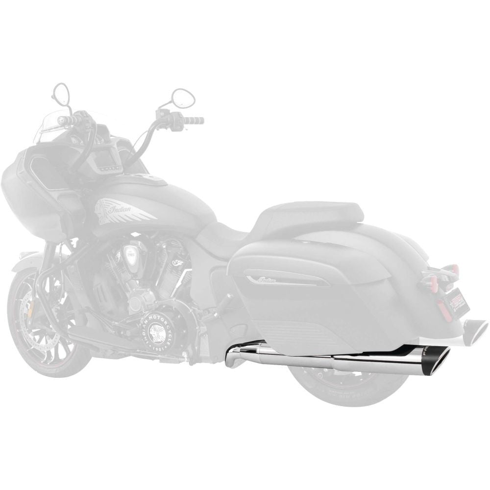 Freedom Performance Ghost Pipe 4.5" Slash Tip Chrome/Black - IN00143