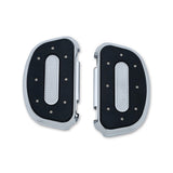 Kuryakyn Chrome Heavy Industries Passenger Floorboards Harley Touring Dyna 7043