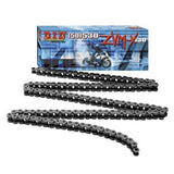 Cadena DID 530ZVM-X Super Street Series de 110 eslabones, color natural, para motocicletas de calle