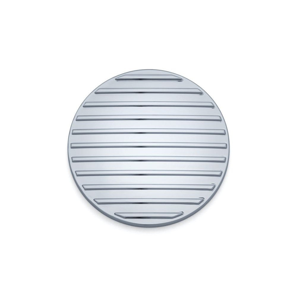 Kuryakyn Finned Line Front Primary Accent Chrome Cover Harley Softail Dyna 07-17