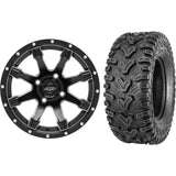 Set of 2 Mounted Wheel and Tire Kit Wheel: 14x7 5+2 4/110 Tire: 28x10-14 6 Ply