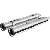 Freedom Performance 2-Step Slip-On Exhaust Straight Tip Chrome/Black - IN00198