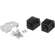 Puig Adjustable Footpeg Adaptors Passenger Black - 20254N