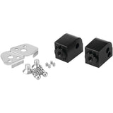 Puig Adjustable Footpeg Adaptors Passenger Black - 20254N