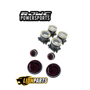 RJWC Set of Front And Rear LED Lights For Can Am Outlander