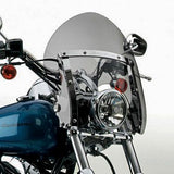 National Cycle SwitchBlade Shorty Quick Release Windshield With Mount Kit, Straight Forks For Harley FXDWG 2006-08,2010-17