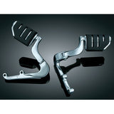 Kuryakyn Chrome Rubber Passenger Cruise Foot Pegs Honda Goldwing Valkyrie 1800