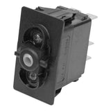 Modquad On/Off Rocker Switch Body LED Double Blue