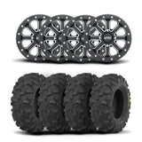 Llantas ITP Velocity Inertia de 15" en negro mate y neumáticos Blackwater Evolution [32x10-15]