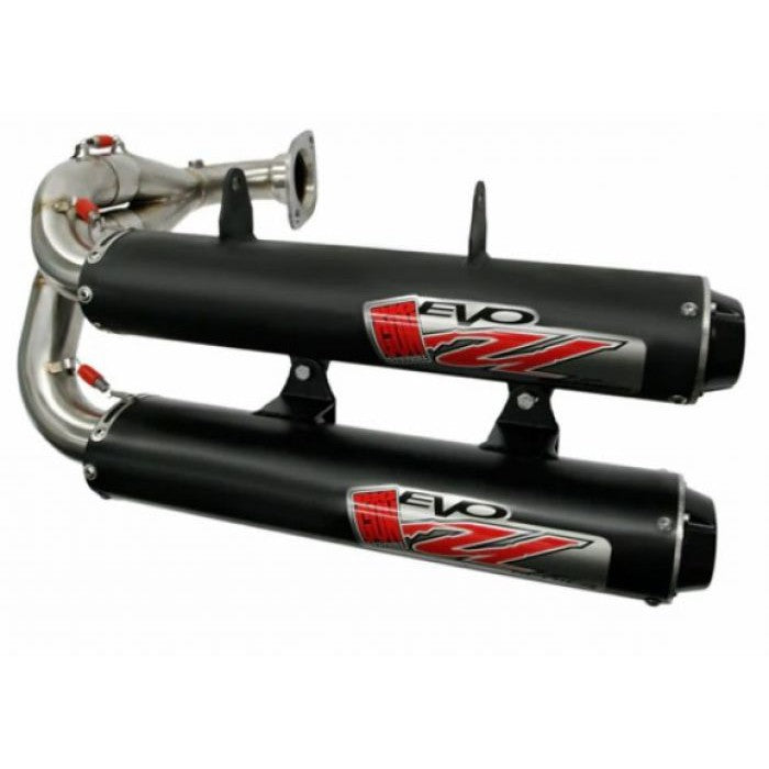 Big Gun EVO Utility Stainless Steel Slip-On Exhaust With Black End Tip For Honda Talon 1000