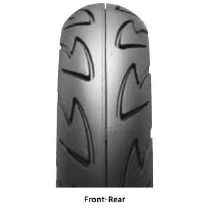 Bridgestone Set Of Two F/R 80/90-10 Hoop B01 Motorcycle Tires
