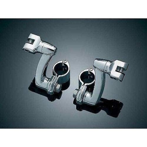 Kuryakyn Longhorn Offset Peg Mount with 1" Clamp