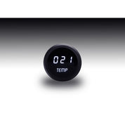 Intellitronix Water Temperature LED Digital Gauge in Black Bezel - White