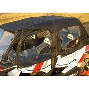 Falcon Ridge Black Canvas Doors, Rear Window and Top With Zipper For Polaris RZR 2014-2018