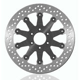 Rotor de freno delantero plateado para Suzuki VS1400 Intruder 1987-2010 Contour